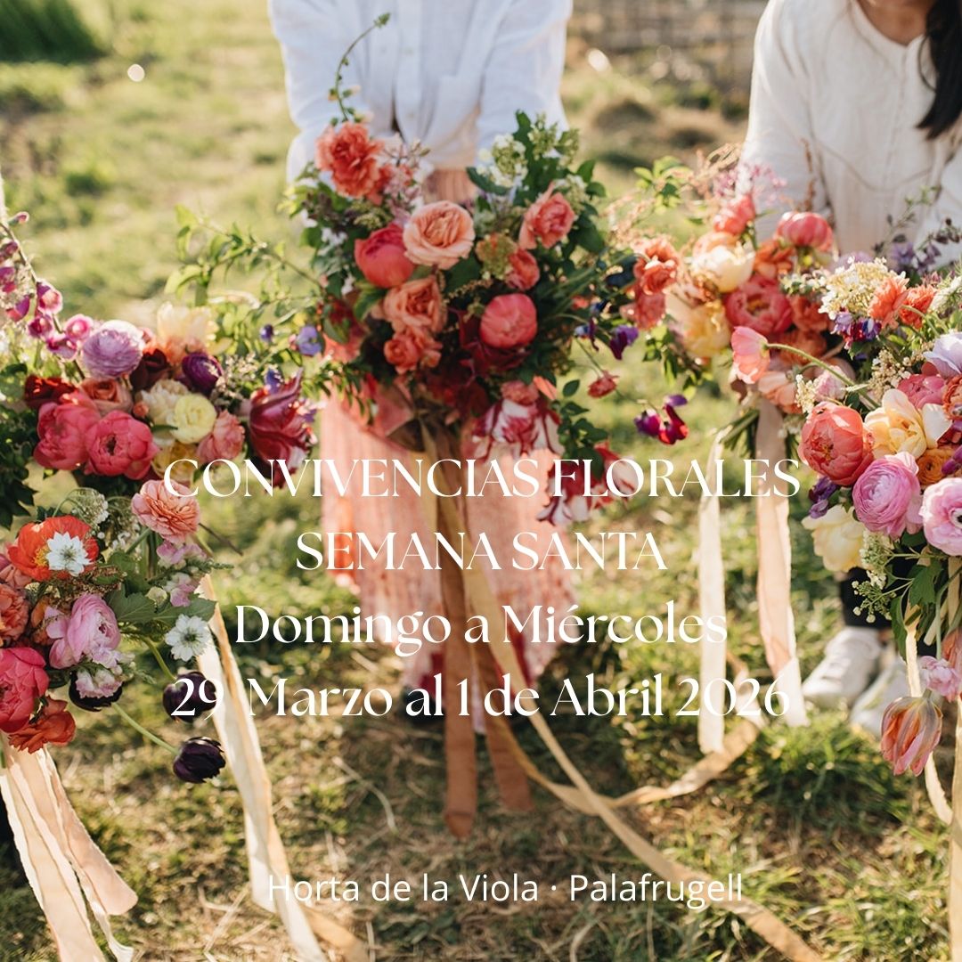 Experiencia Convivencias florales 29 Marzo hasta el 1 de Abril